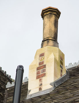 Repairs to chimneys. Select the image to see a larger view
